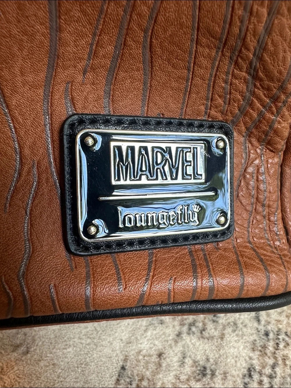 Loungefly Marvel Guardians of the Galaxy Groot Tree Stump Mini Backpack Like New